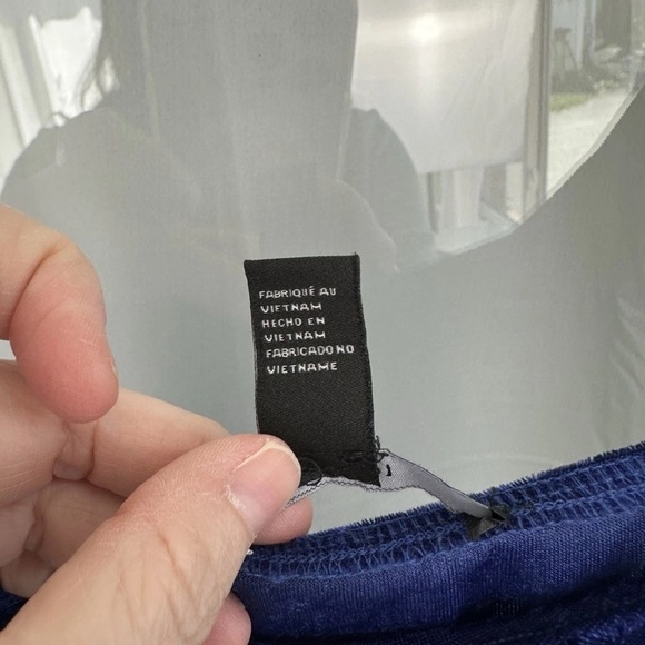 Forever 21 Velvet Slip Dress Small Blue Spaghetti Strap Whimsigoth 90s Mini - Picture 5 of 7